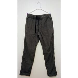 Sustainable PrAna Pants Mens Size M | Gray Lightweight Hemp Chill Travel Pants